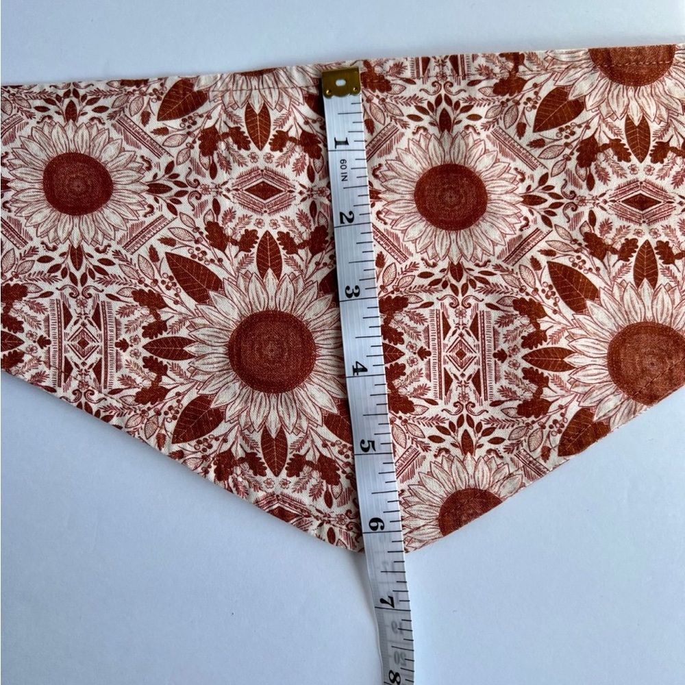 Floral Tie On Dog Bandana